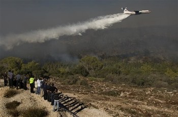 Mideast Israel Fire