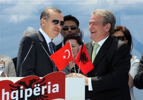 Sali Berisha, Recep Tayyip Erdogan