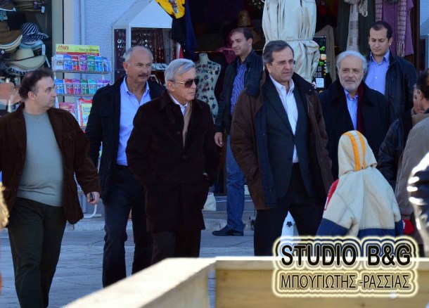 Στο Ναύπλιο βρέθηκε ο πρωθυπουργός Αντώνης Σαμαράς