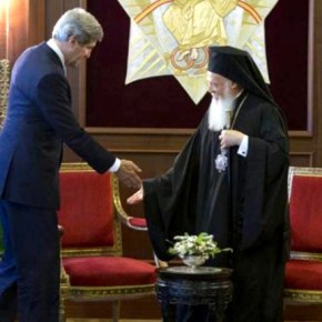 Επίσκεψη Κέρι στο Φανάρι.»ΜΕΓΑΛΗ ΤΙΜΗ Η ΣΥΝΑΝΤΗΣΗ ΜΟΥ ΜΕ ΤΟΝ ΟΙΚΟΥΜΕΝΙΚΟ&nbsp;ΠΑΤΡΙΑΡΧΗ»