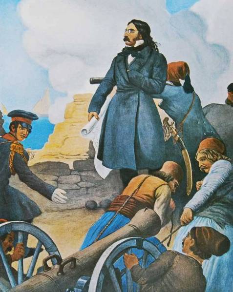 Ο Αλέξανδρος Μαυροκορδάτος υπερασπίζεται με επιτυχία την πόλη του Μεσολογγίου. (2)