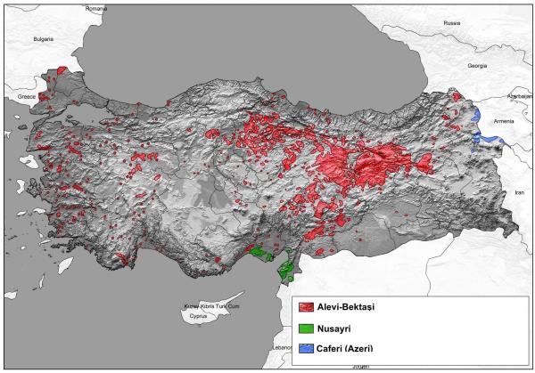 AleviBektasi, Caferi, Nusayri TR