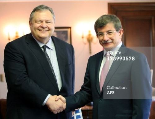 Evagelos venizelos - Ahmet Davutoglu