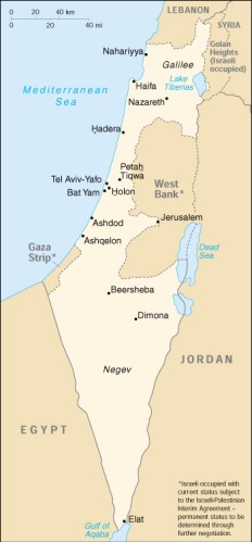 Israeli map