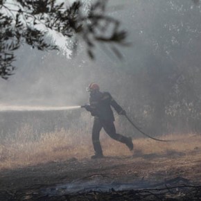 Τρεις συλλήψεις για τη μεγάλη πυρκαγιά στο Μαρκόπουλο – Σε επιφυλακή για&nbsp;αναζωπύρωση
