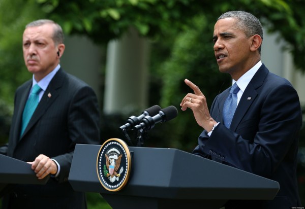 Obama And Turkish PM Erdogan Meet At The White House