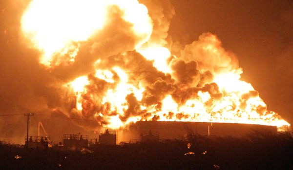 Refinery of Amuay explosion