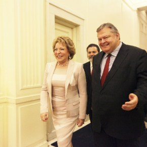 Δηλώσεις κατά τη συνάντησή του Αν. και ΥΠΕΞ Ευ. Βενιζέλου και της Πρ. του Ομοσ. Συμβουλίου Ρωσικής Ομοσπονδίας V.&nbsp;Matvienko