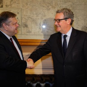 Συνάντηση Ευ. Βενιζέλου με τον Αλ.Ντάουνερ για το&nbsp;Κυπριακό