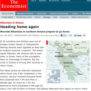 Economist: Οι Αλβανοί επιστρέφουν στην πατρίδα&nbsp;τους