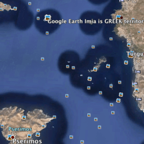 Τούρκοι εναντίον Google Earth γιατί δεν εμφανίζει τα Ίμια ως&nbsp;Καρντάκ!