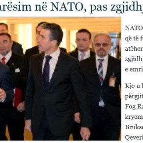 Ράσμουσεν σε Γκρούεφσκι: Πρόσκληση στο NATO μετά την επίλυση του&nbsp;ονόματος