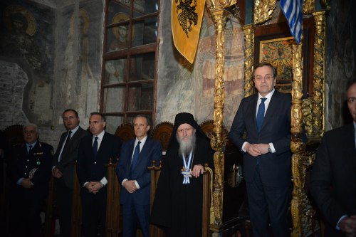 ÅÐÉÓÊÅØÇ ÔÏÕ ÐÑÙÈÕÐÏÕÑÃÏÕ ÁÍÔ. ÓÁÌÁÑÁ ÓÔÏ ÁÃÉÏÍ ÏÑÏÓ (EUROKINISSI/ÃÏÕËÉÅËÌÏÓ ÁÍÔÙÍÉÏÕ)