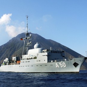 Γερμανικό Πολεμικό πλοίο Υποκλοπών κατέπλευσε στη&nbsp;Ρόδο!