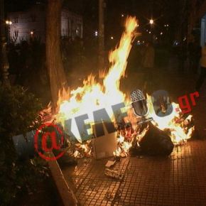 ΠΟΛΥ ΞΥΛΟ ΣΤΟ ΚΕΝΤΡΟ ΤΗΣ ΑΘΗΝΑΣ. ΜΑΤ ΕΝΑΝΤΙΟΝ&nbsp;ΔΙΑΔΗΛΩΤΩΝ.