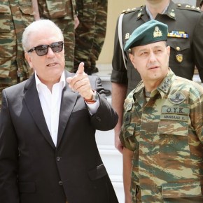 Επίσκεψη ΥΕΘΑ Δημήτρη Αβραμόπουλου στην ΠΕ της 95&nbsp;ΑΔΤΕ