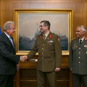 Συνάντηση ΥΕΘΑ Δημήτρη Αβραμόπουλου με τον Αρχηγό Ενόπλων Δυνάμεων του&nbsp;Λουξεμβούργου