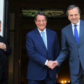 Αντ. Σαμαράς στον Ν. Αναστασιάδη: Είμαστε μαζί με την Κύπρο για επίλυση του&nbsp;Κυπριακού