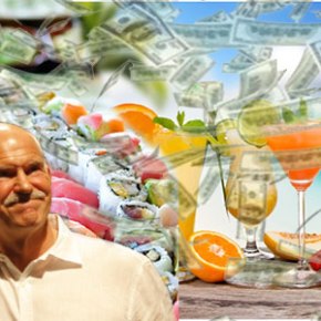 Λεφτά υπάρχουν για τον Γιώργο Παπανδρέου: Κοκτέιλ πάρτι, σούσι και χλιδή στο «Συμπόσιο της&nbsp;Σύμης»