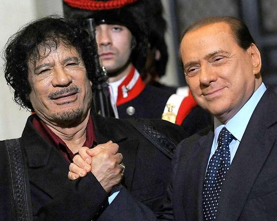 Gaddafi-Berlusconi