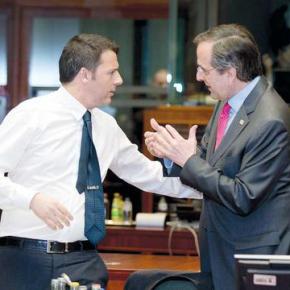 Φλερτ Σαμαρά με Ρέντσι για κοινό μέτωπο ΡΑΝΤΕΒΟΥ ΣΤΗ&nbsp;ΦΛΩΡΕΝΤΙΑ