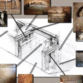 Αμφίπολη: Παρουσίαση της πρώτης σχεδιαστικής αναπαράστασης του ταφικού μνημείου Δημοσιεύματα στη «Νιου Γιορκ Τάιμς» για τις έρευνες στην&nbsp;Αμφίπολη