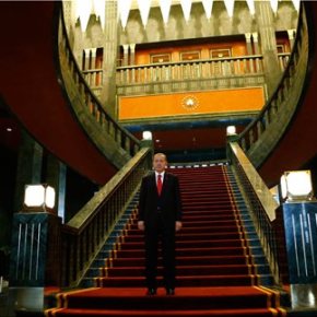 Ο Ερντογάν εγκαινιάζει το νέο πολυτελές και τεράστιο «παλάτι» του&nbsp;(φωτογραφιες)