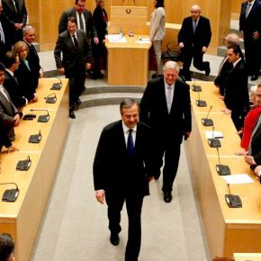 Όλα τα είπε ο Σαμαράς στη κυπριακή&nbsp;Βουλή