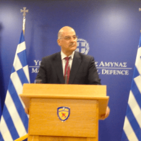 Δένδιας: »Ουδείς δικαιούται και μπορεί στο Αιγαίο να αρμενίζει χωρίς να ξέρουμε που ακριβώς βρίσκεται και τι ακριβώς κάνει»ΣΥΝΕΝΤΕΥΞΗ ΥΕΘΑ ΝΙΚΟΥ&nbsp;ΔΕΝΔΙΑ