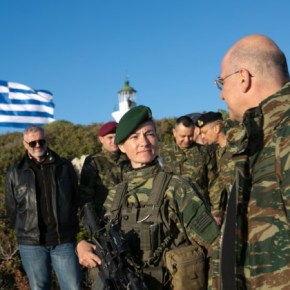 Η υπολοχαγός Καταδρομών που κρατά ψηλά τη σημαία στην Στρογγύλη –&nbsp;ΒΙΝΤΕΟ