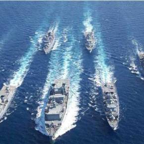 Όλος ο Στόλος βγήκε στο Αιγαίο με την υποστήριξη της ΠΑ και της&nbsp;Α.Σ