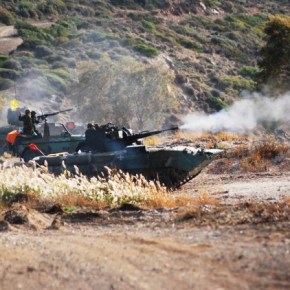 Πολυμήχανοι Έλληνες! Η επιβεβαίωση για τις «βολές πατέντα» BMP 1 και ZU 23 σε&nbsp;φωτό