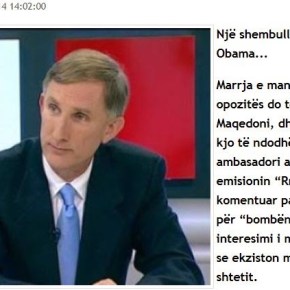 Αμερικανός πρέσβης στα Σκόπια: Μια μέρα θα έχετε Αλβανό&nbsp;πρόεδρο