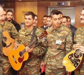 Χριστουγεννιάτικα Κάλαντα στο Γενικό Επιτελείο Στρατού&nbsp;(φωτογραφίες)