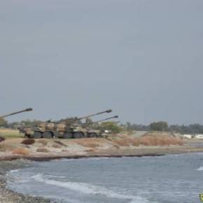 Το πυροβολικό της Εθνικής Φρουράς εν δράσει&nbsp;[φωτογραφίες]