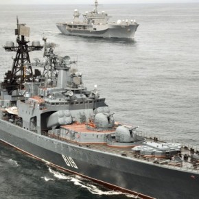 Ξαφνικά! Το ρωσικό ανθυποβρυχιακό πλοίο «Severomorsk» στο Αιγαίο&nbsp;Πέλαγος