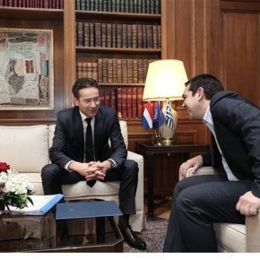 Τσίπρας προς Ντάισελμπλουμ: Η χώρα μας εφαρμόζει ένα αποτυχημένο πρόγραμμα – Μια συμφωνία θα είναι θετική για την Ευρώπη«Το πρόγραμμα αυτό απορρίφθηκε από την ετυμηγορία του ελληνικού λαού» είπε ο Πρωθυπουργός στο επικεφαλής του&nbsp;Eurogroup