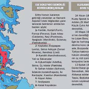 ΟΙ ΤΟΥΡΚΟΙ ΕΠΑΝΑΦΕΡΟΥΝ ΔΙΕΚΔΙΚΗΣΕΙΣ ΓΙΑ… 16 ΝΗΣΙΑ ΤΟΥ&nbsp;ΑΙΓΑΙΟΥ