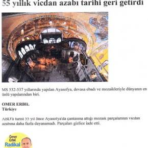 ΤΟ ΘΑΥΜΑ ΤΩΝ ΕΙΚΟΝΩΝ ΤΗΣ ΑΓΙΑΣ ΣΟΦΙΑΣ ΠΟΥ ΑΦΗΣΕ ΑΦΩΝΟΥΣ ΤΟΥΣ&nbsp;ΤΟΥΡΚΟΥΣ