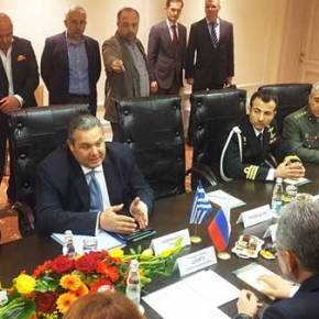 Καμμένος: «Η ελληνική κυβέρνηση έκανε τα πάντα για να σταματήσουν οι κυρώσεις εναντίον της Ρωσίας»&nbsp;(Φωτογραφίες)