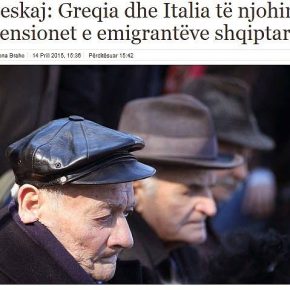 Η Αλβανία ζητάει να αναγνωρισθούν οι συντάξεις από Ελλάδα και&nbsp;Ιταλία