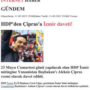 ΤΟ ΦΙΛΟΚΟΥΡΔΙΚΟ ΚΟΜΜΑ ΤΗΣ ΤΟΥΡΚΙΑΣ ΚΑΛΕΙ ΤΟΝ ΤΣΙΠΡΑ ΠΑΡΑΜΟΝΕΣ ΤΟΥΡΚΙΚΩΝ&nbsp;ΕΚΛΟΓΩΝ