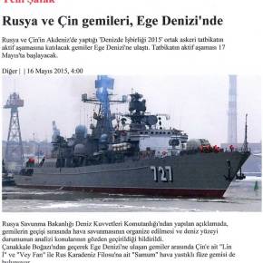 ΕΝΤΟΝΗ ΑΝΗΣΥΧΙΑ ΣΤΗΝ ΑΓΚΥΡΑ ΑΠΟ ΡΩΣΟΚΙΝΕΖΙΚΗ ΑΣΚΗΣΗ ΣΤΟ&nbsp;ΑΙΓΑΙΟ