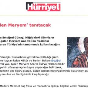 Η «ΠΑΝΑΓΙΑ ΓΕΛΟΥΣΑ», (GÜLEN MERYEM), ΠΡΟΚΑΛΕΣΕ ΔΕΟΣ ΣΤΟΝ ΤΟΥΡΚΟ ΥΠΟΥΡΓΟ&nbsp;ΠΟΛΙΤΙΣΜΟΥ