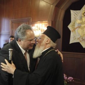 Φανάρι: Θερμή συνάντηση Πατριάρχη – Ν. Κοτζιά στο Φανάρι Στήριξη Βαρθολομαίου προς την&nbsp;κυβέρνηση