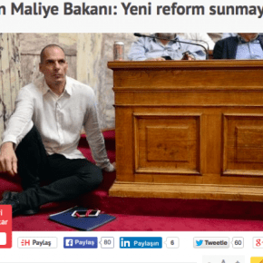 Τουρκική χολή για την φωτογραφία Βαρουφάκη: «Ετοιμασία για&nbsp;επαιτεία»!