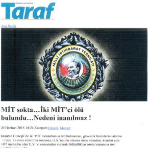 «ΜΥΣΤΗΡΙΩΔΕΙΣ» ΘΑΝΑΤΟΙ ΠΡΑΚΤΟΡΩΝ ΤΗΣ ΜΙΤ ΣΤΗΝ ΚΩΝΣΤΑΝΤΙΝΟΥΠΟΛΗ