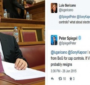 ΡΑΓΔΑΙΕΣ ΕΞΕΛΙΞΕΙΣ! Χωρίς capital controls ο Στουρνάρας&nbsp;παραιτείται