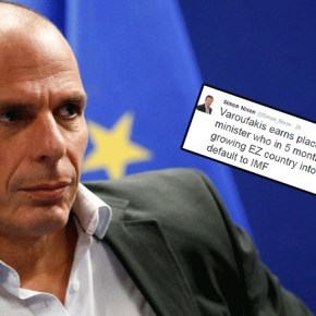 Νίξον: «Ο Βαρουφάκης κερδίζει μια θέση στην ιστορία της&nbsp;αριστεράς»