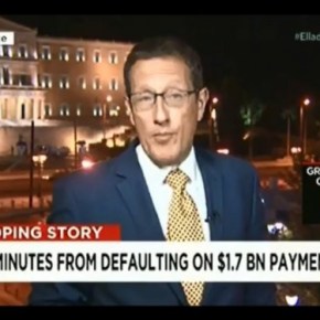 ΕΦΙΑΛΤΙΚΗ ΕΙΚΟΝΑ ΣΤΟ CNN! H ώρα 00.00 έφτασε – Η Ελλάδα&nbsp;χρεοκόπησε